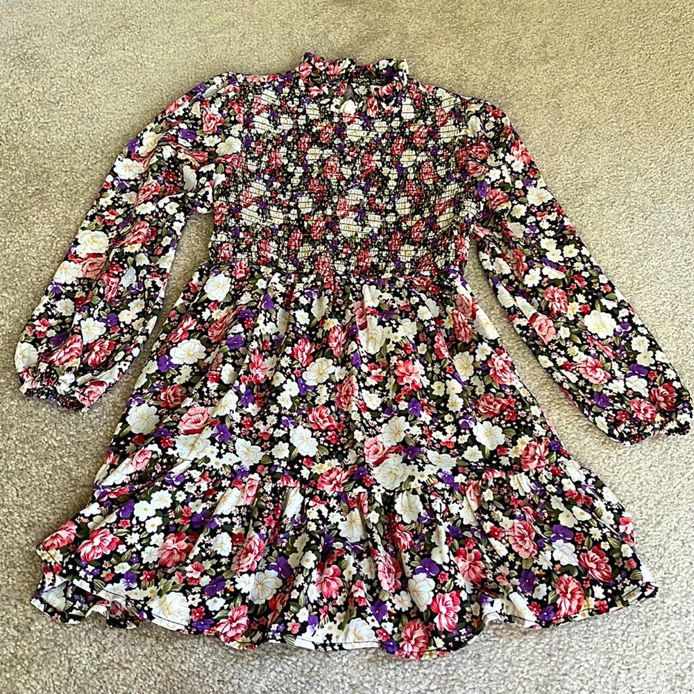 EUC Poppies and Roses dress sz S